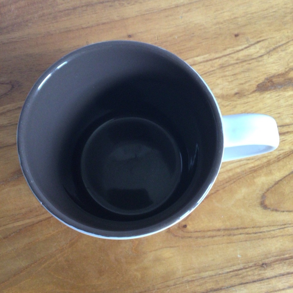 Large Cream and Brown Dog Silhouette Ceramic Mug - Picture 5 of 7